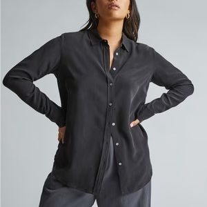 Everlane Relaxed Silk L/S Button Up Blouse